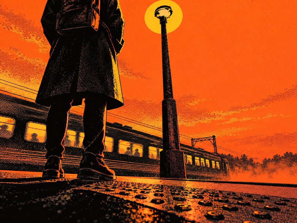 Pasajeros esperando en el andén de una estación