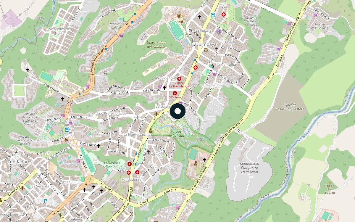 Mapa de ubicación del sitio