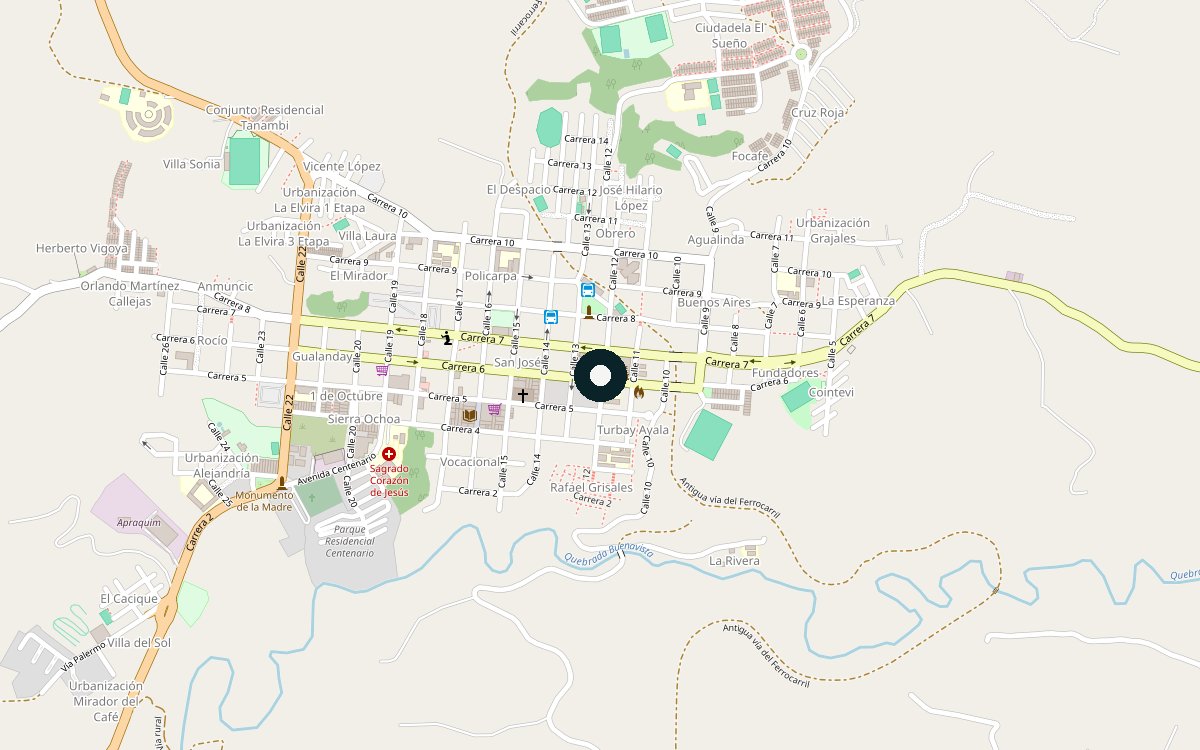 Mapa de ubicación del sitio