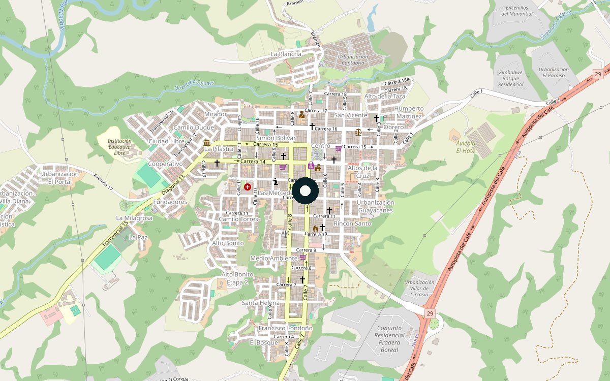 Mapa de ubicación del sitio