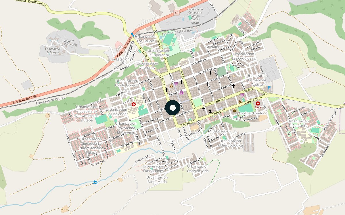 Mapa de ubicación del sitio