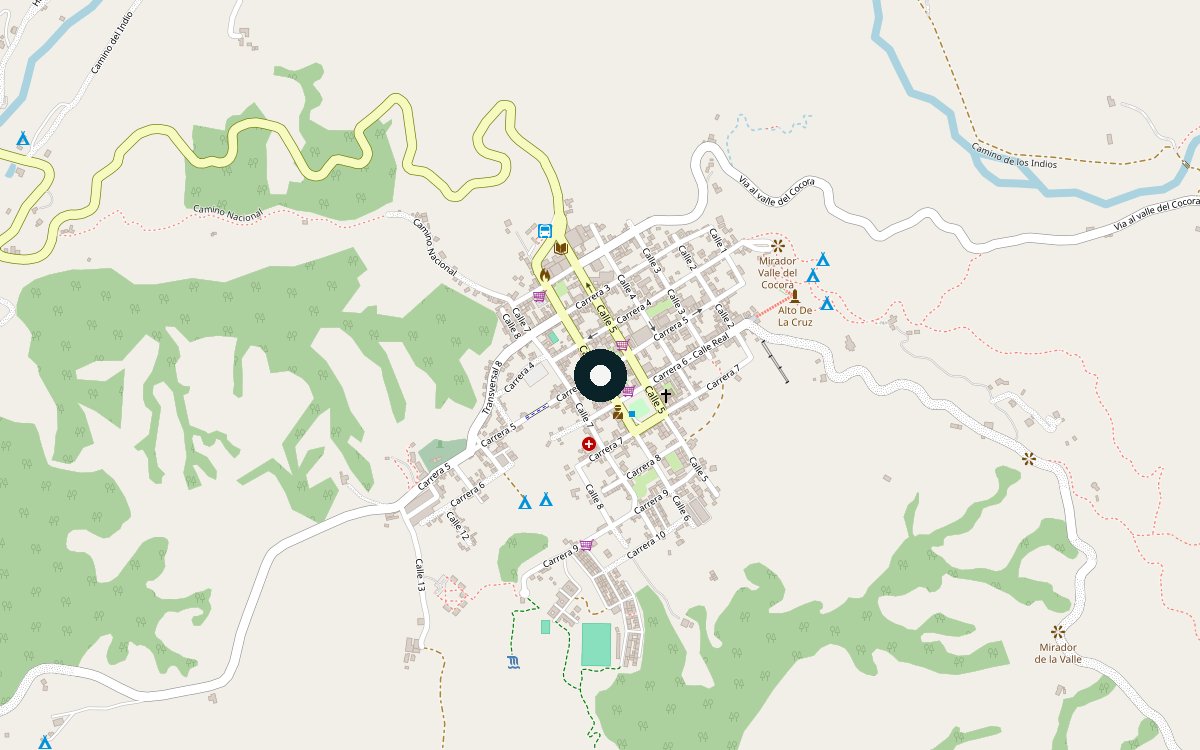 Mapa de ubicación del sitio