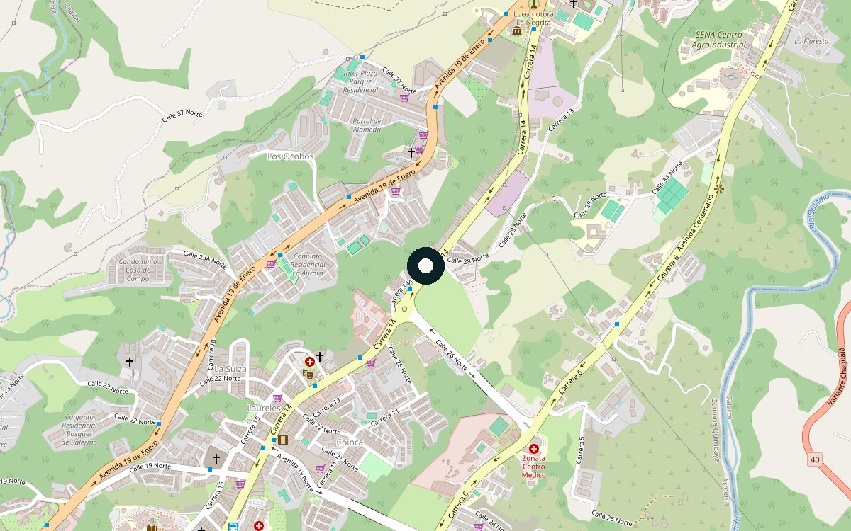 Mapa de ubicación del sitio