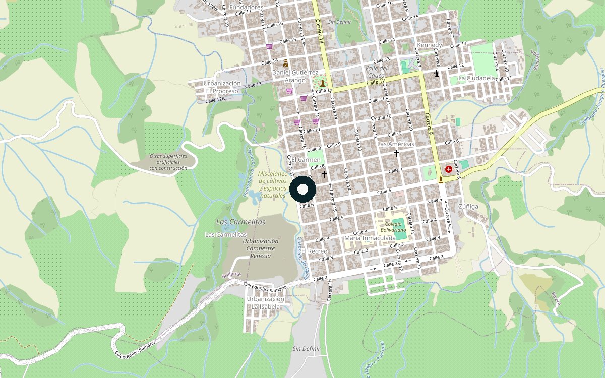 Mapa de ubicación del sitio