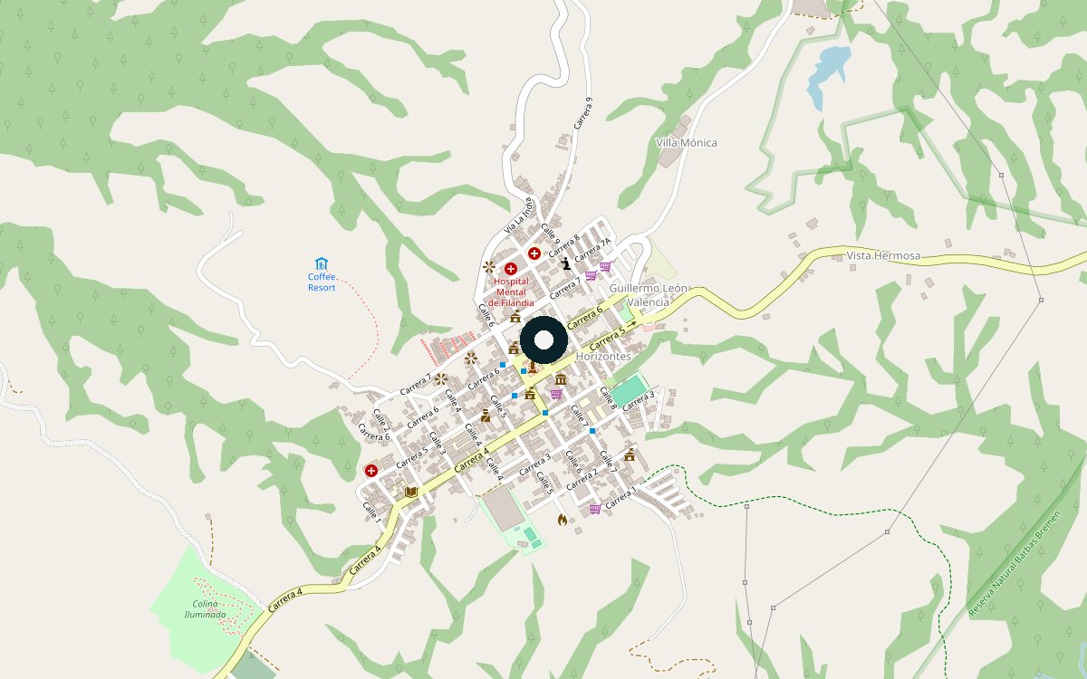 Mapa de ubicación del sitio