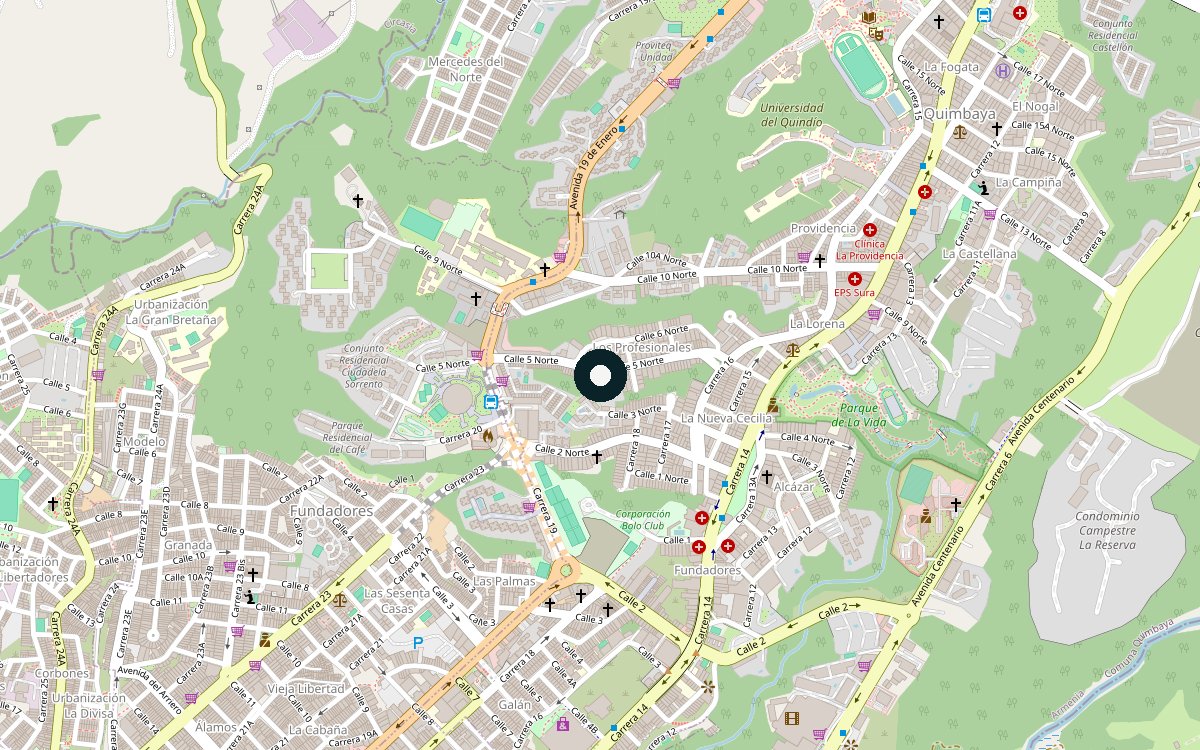 Mapa de ubicación del sitio