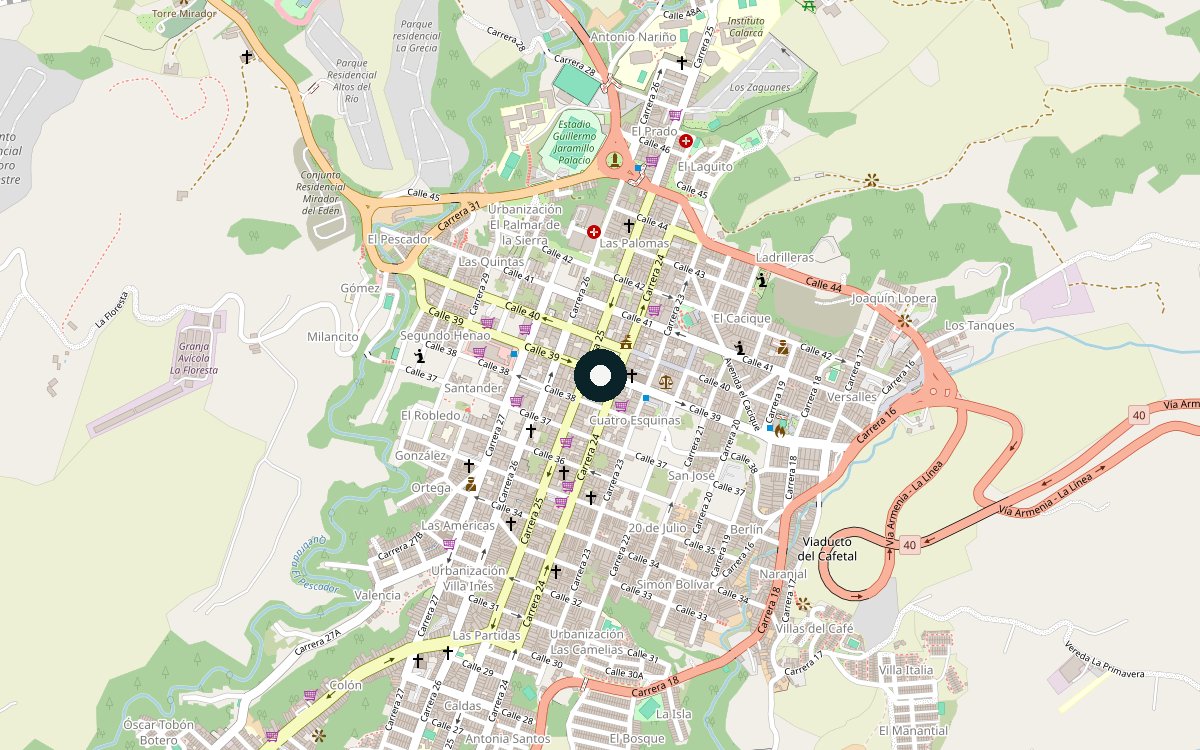 Mapa de ubicación del sitio