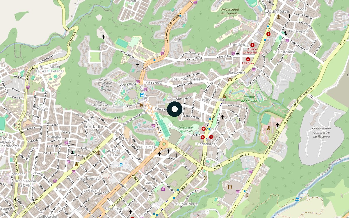 Mapa de ubicación del sitio