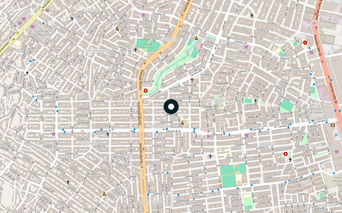 Mapa de ubicación del sitio