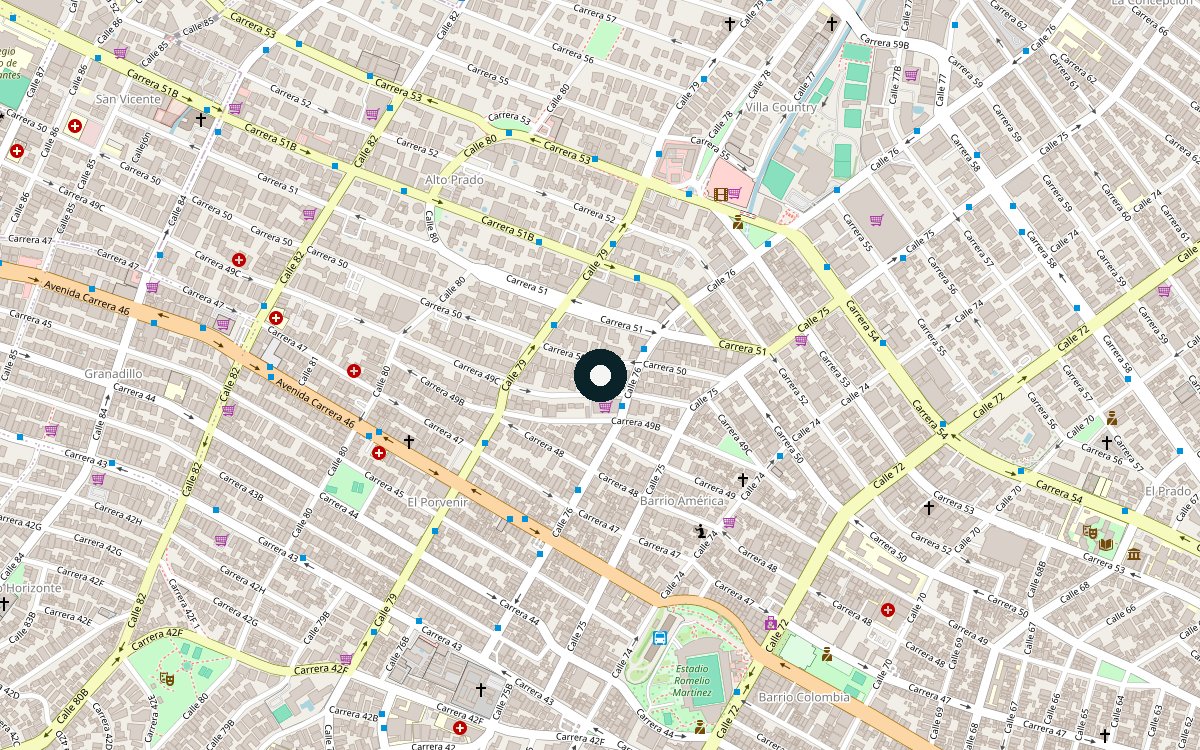 Mapa de ubicación del sitio