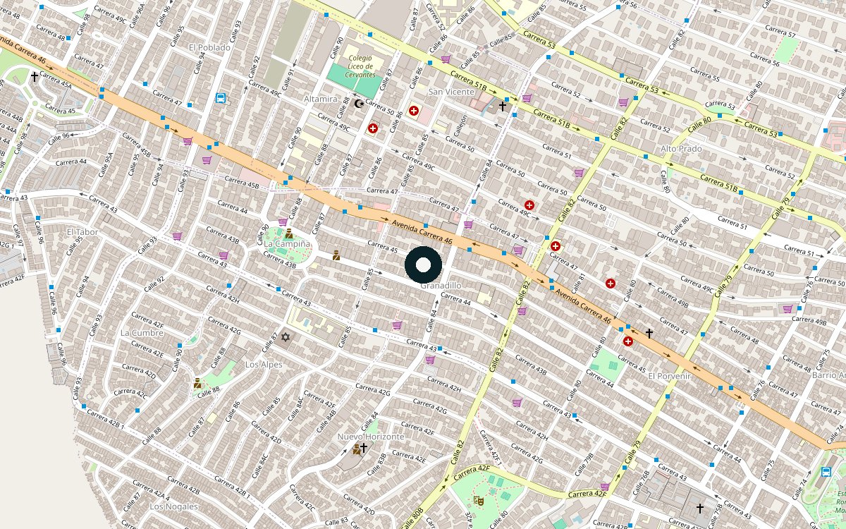 Mapa de ubicación del sitio