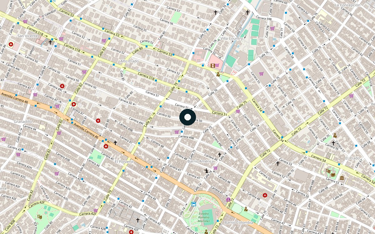 Mapa de ubicación del sitio