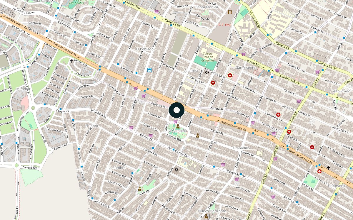 Mapa de ubicación del sitio
