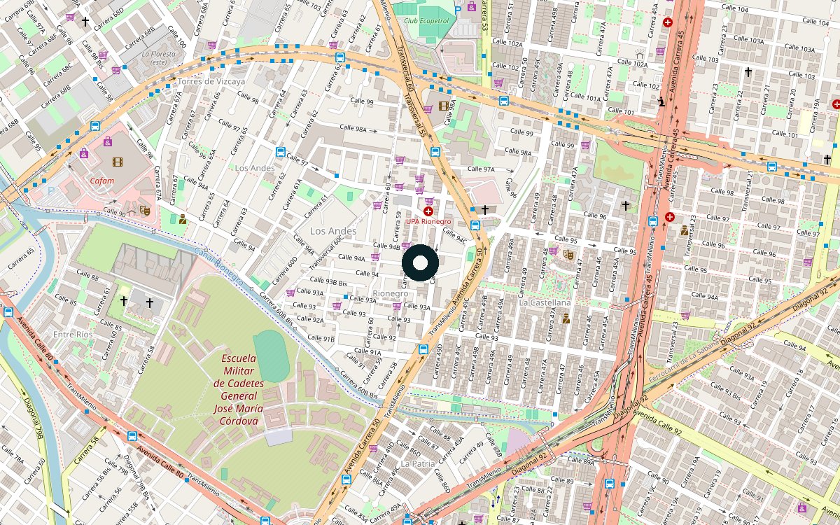 Mapa de ubicación del sitio