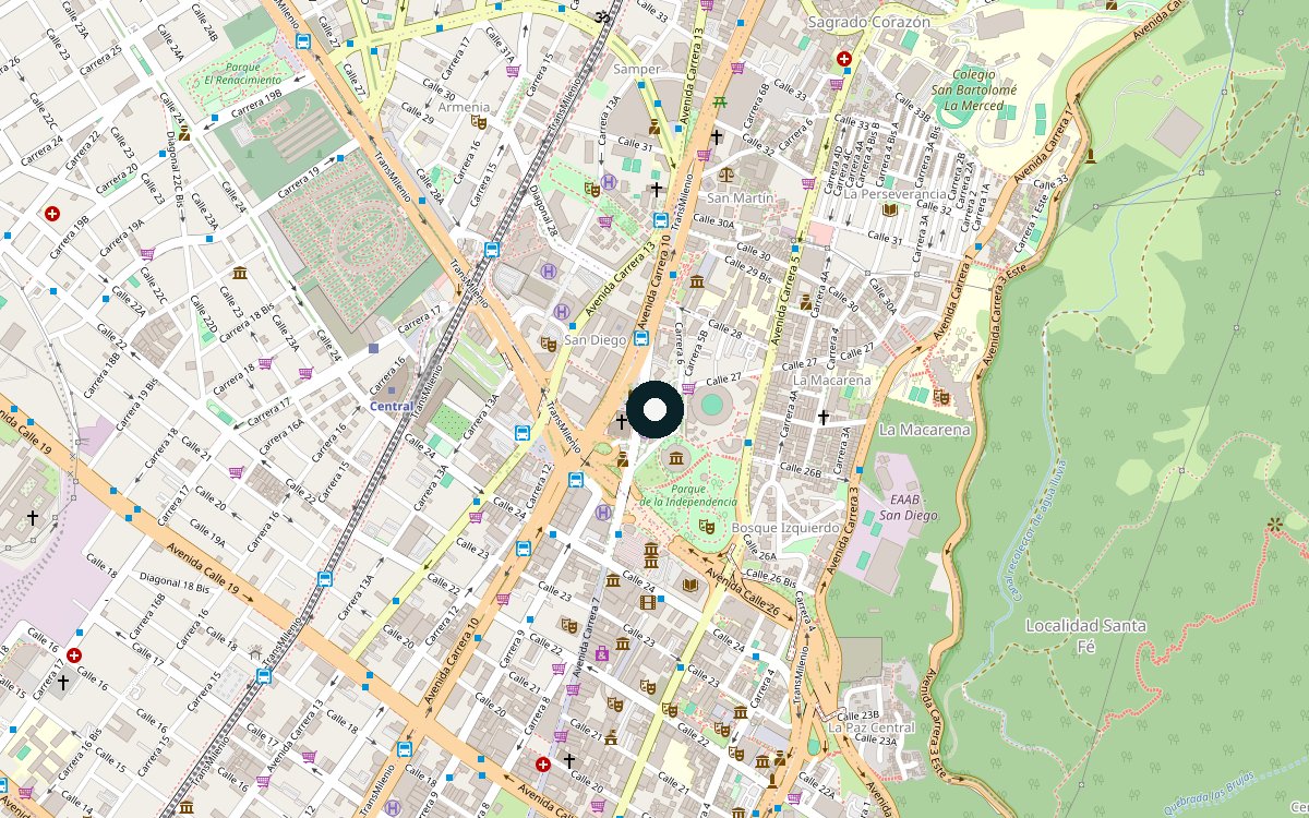 Mapa de ubicación del sitio