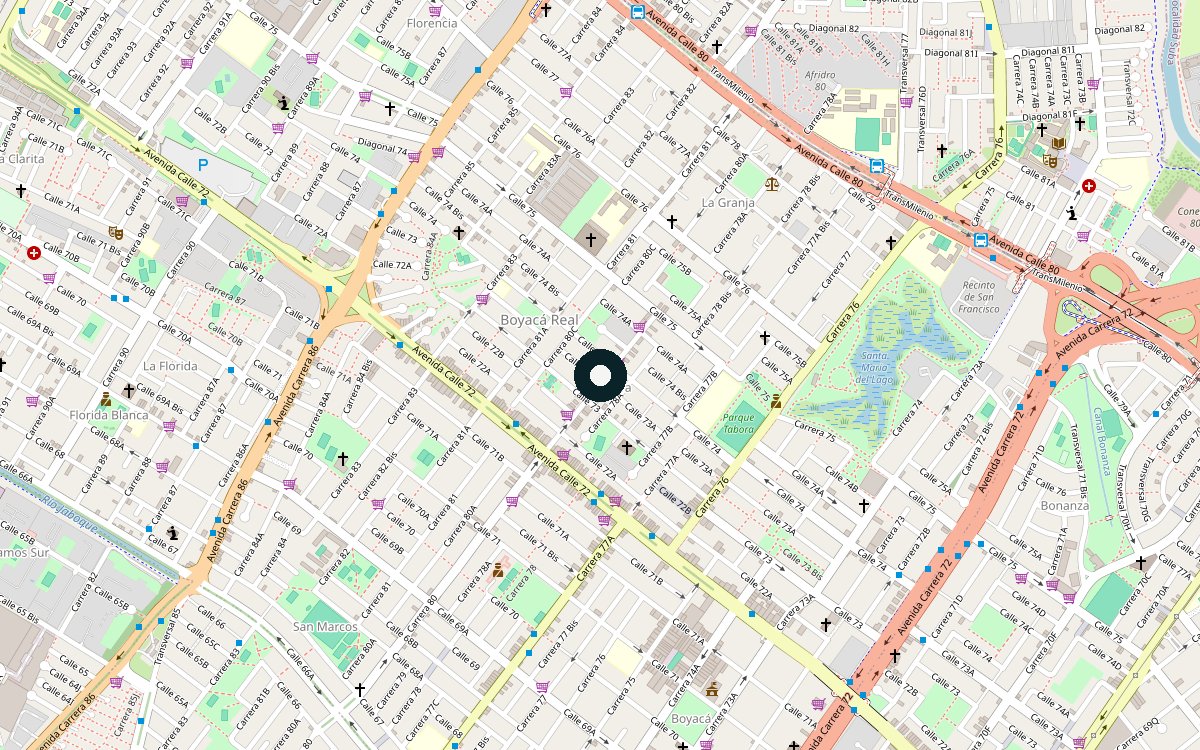 Mapa de ubicación del sitio