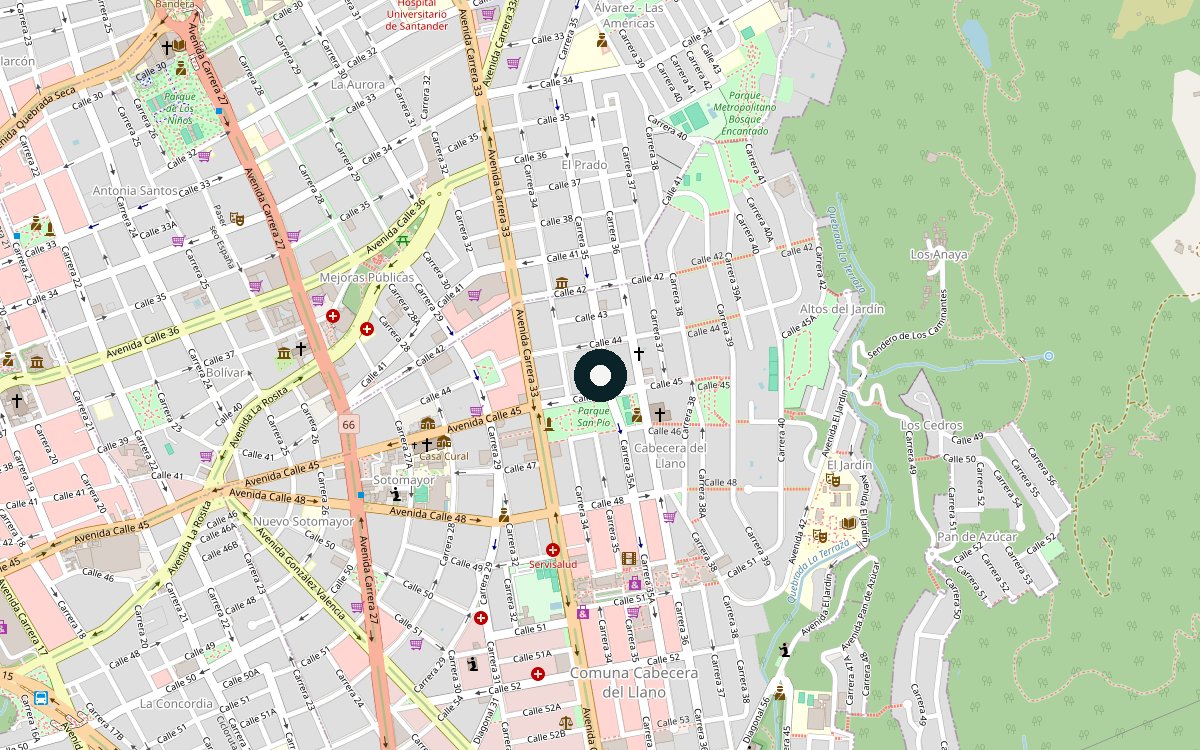 Mapa de ubicación del sitio