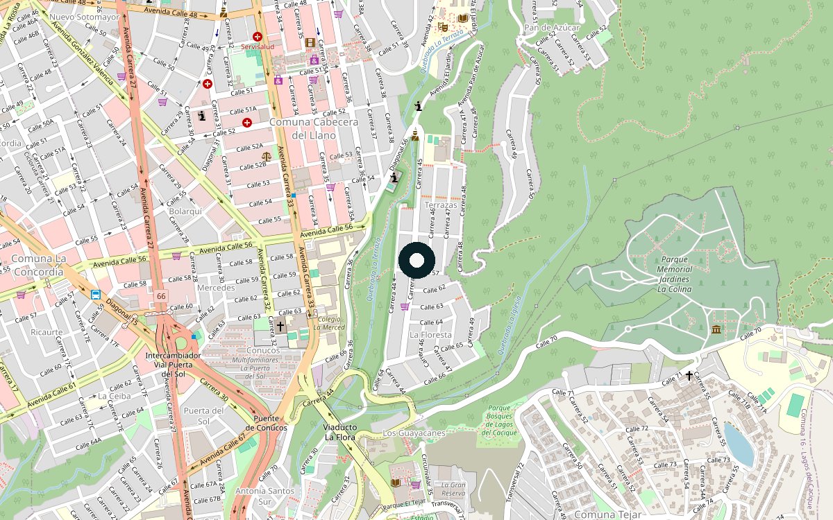 Mapa de ubicación del sitio