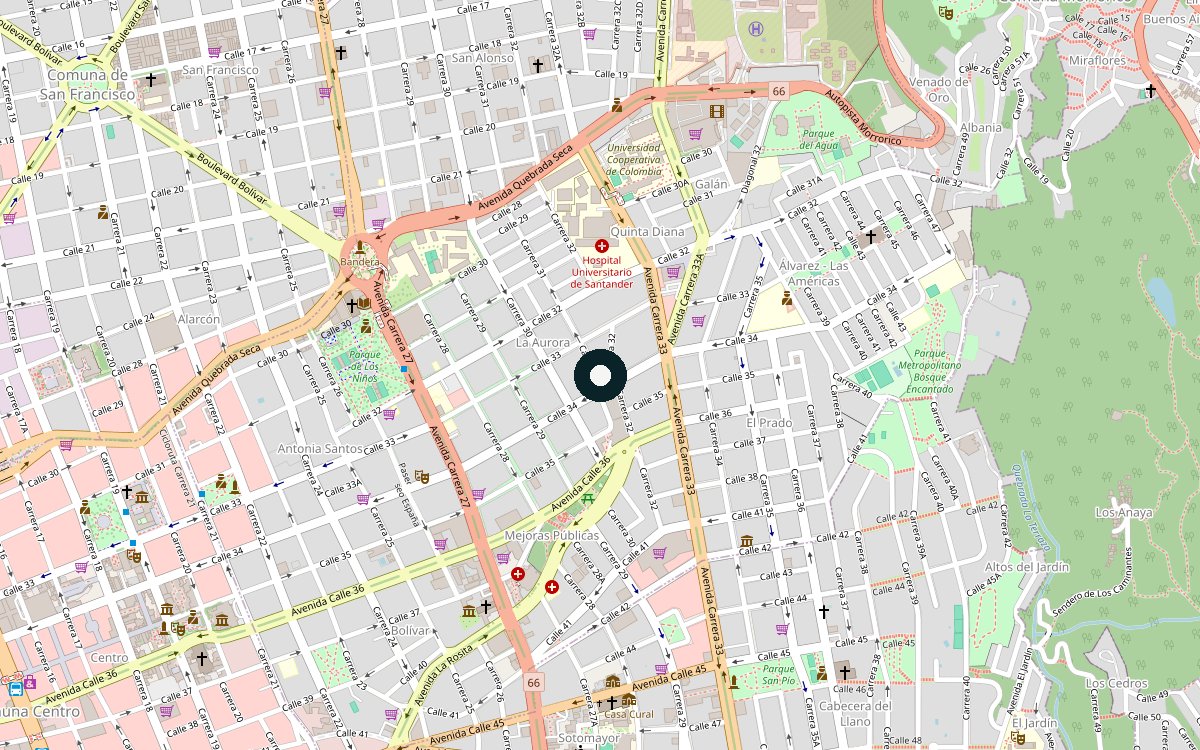 Mapa de ubicación del sitio