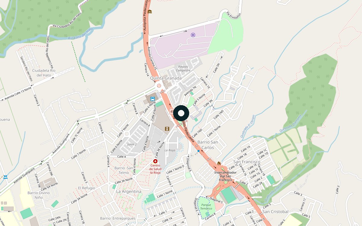 Mapa de ubicación del sitio