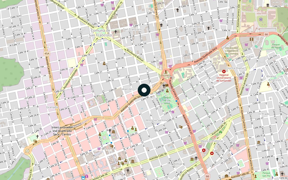 Mapa de ubicación del sitio