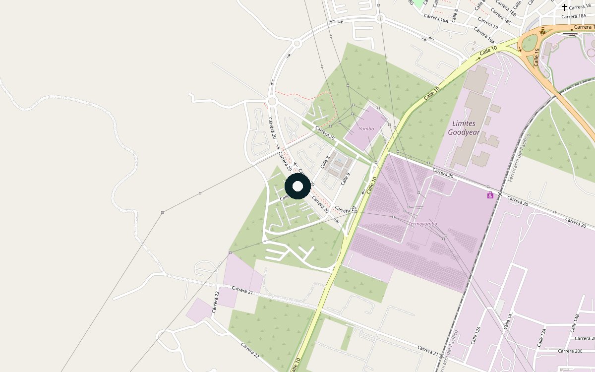 Mapa de ubicación del sitio