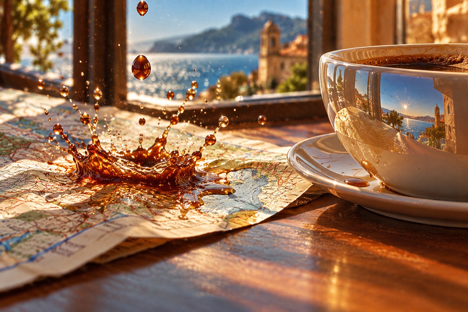 Miembros de la comunidad COFI en un café