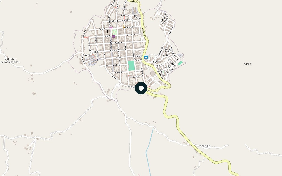Mapa de ubicación del sitio