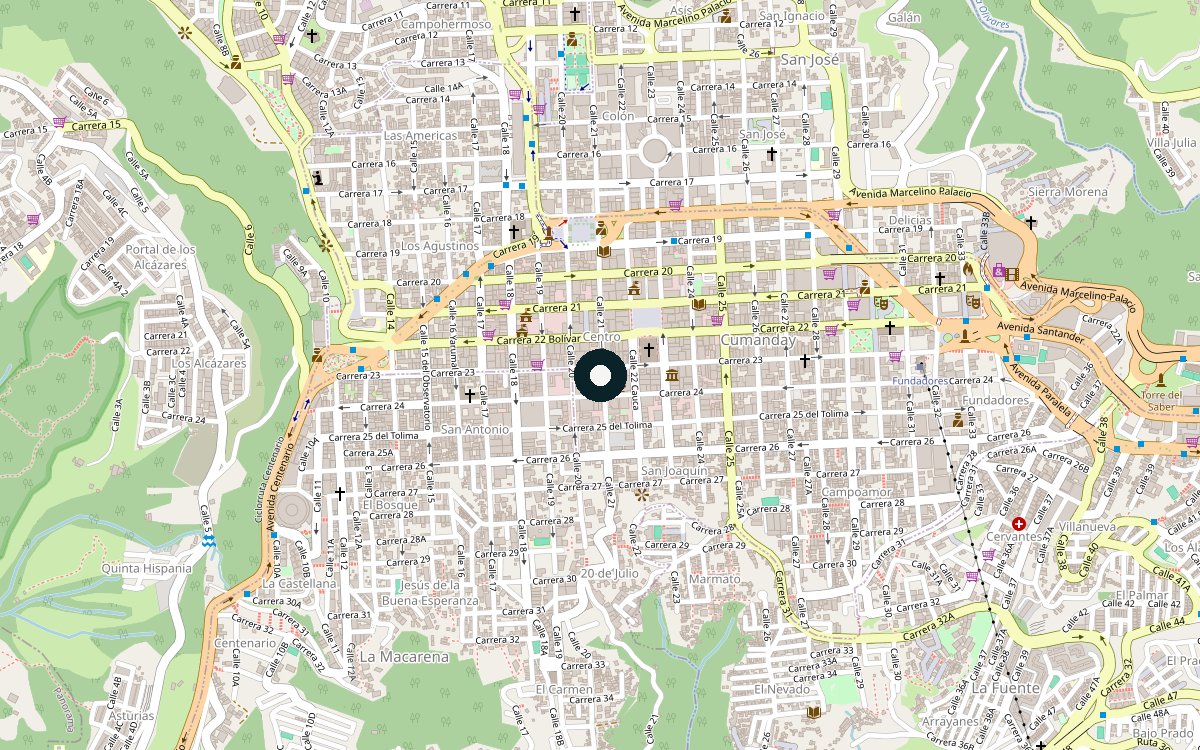 Mapa de ubicación del sitio