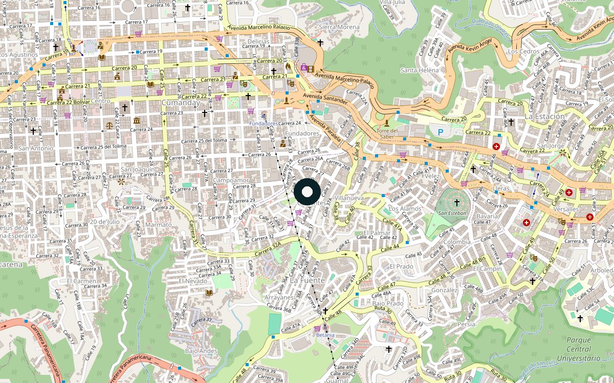 Mapa de ubicación del sitio