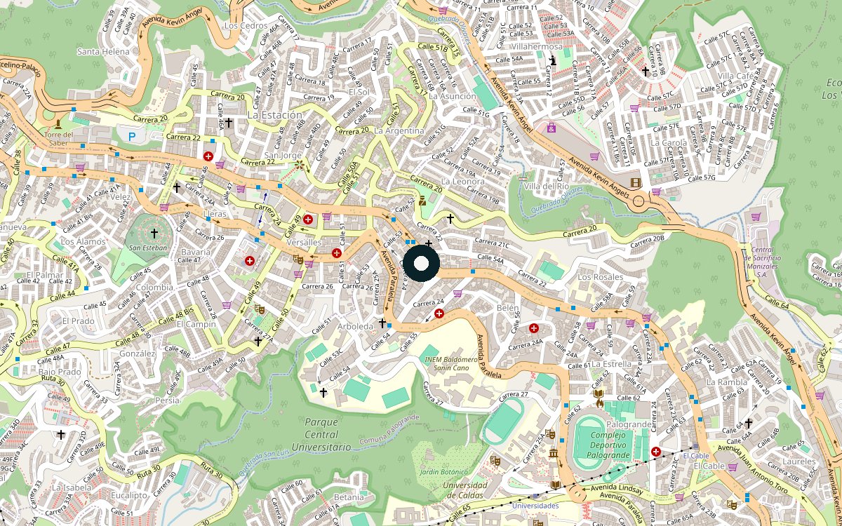Mapa de ubicación del sitio