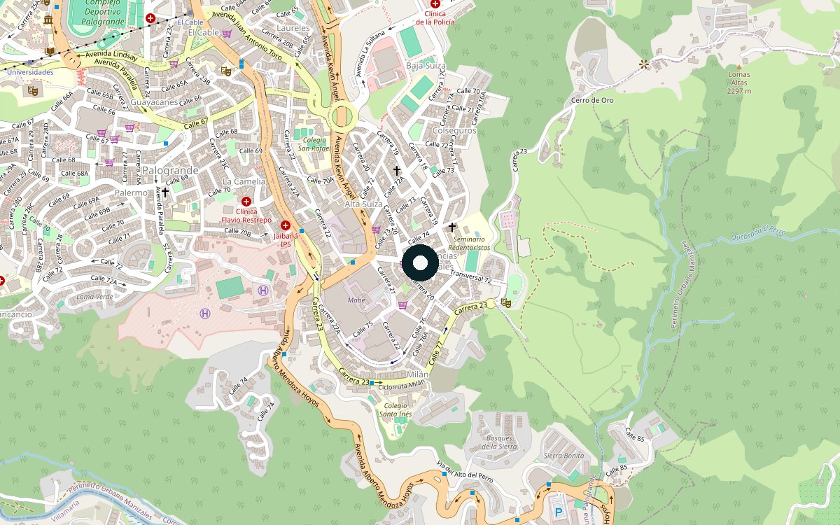 Mapa de ubicación del sitio