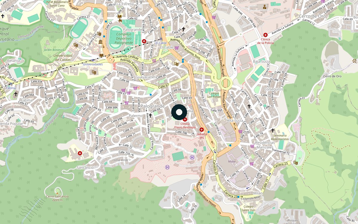 Mapa de ubicación del sitio