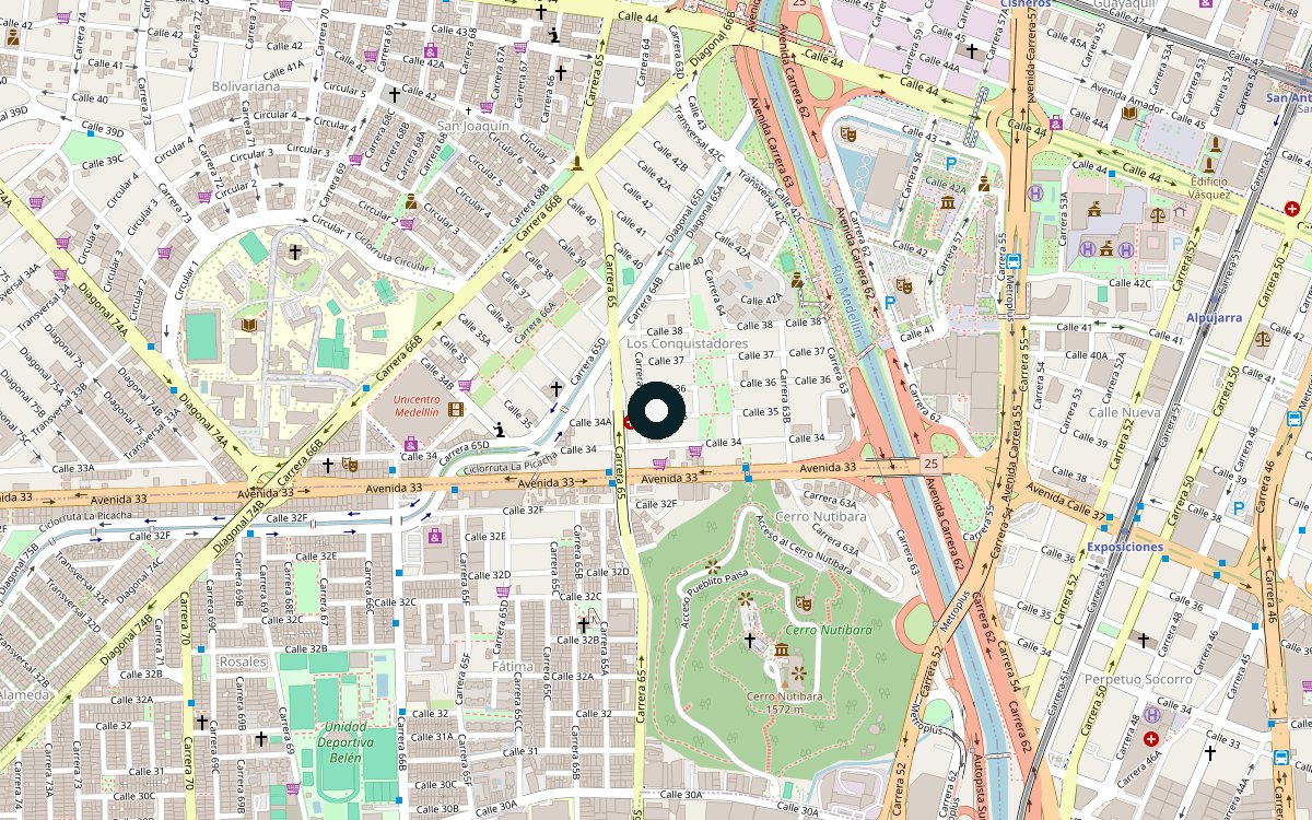 Mapa de ubicación del sitio