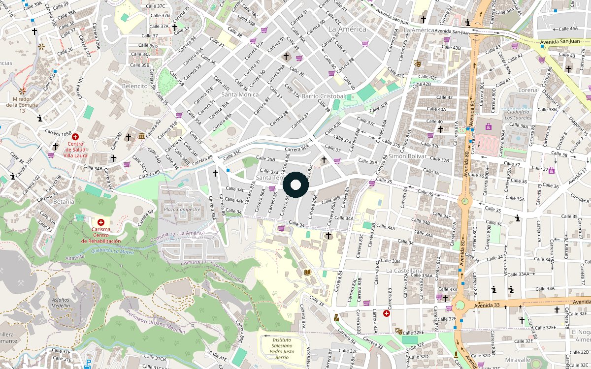 Mapa de ubicación del sitio