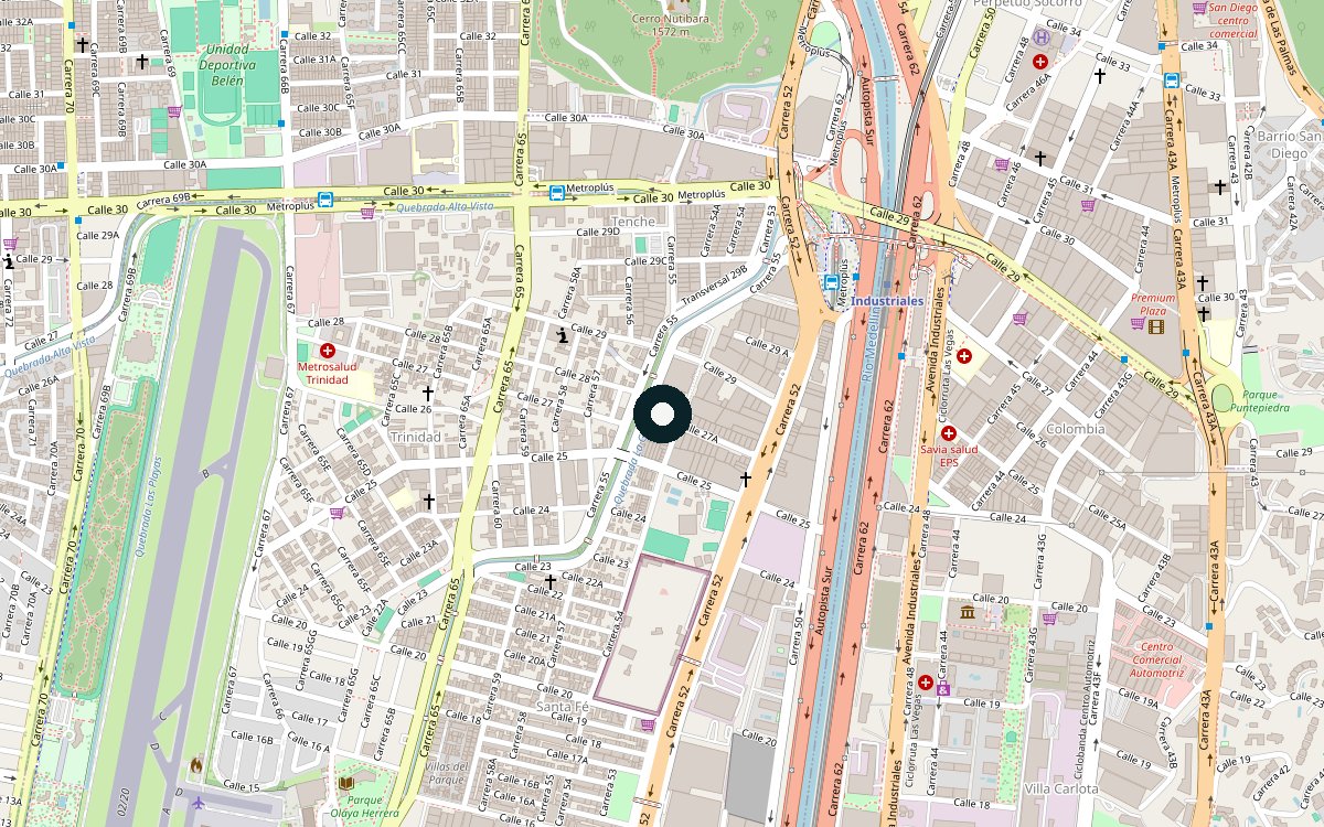Mapa de ubicación del sitio