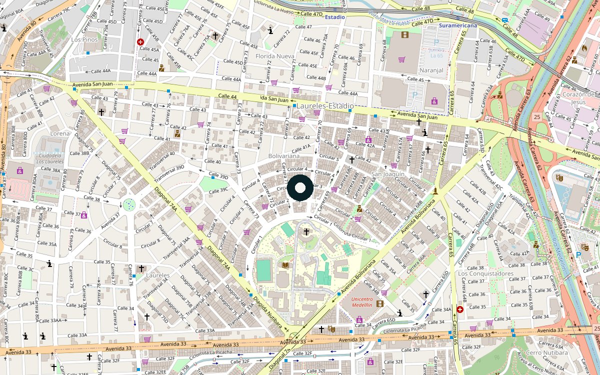 Mapa de ubicación del sitio