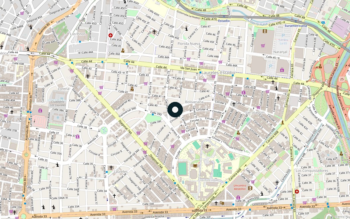 Mapa de ubicación del sitio