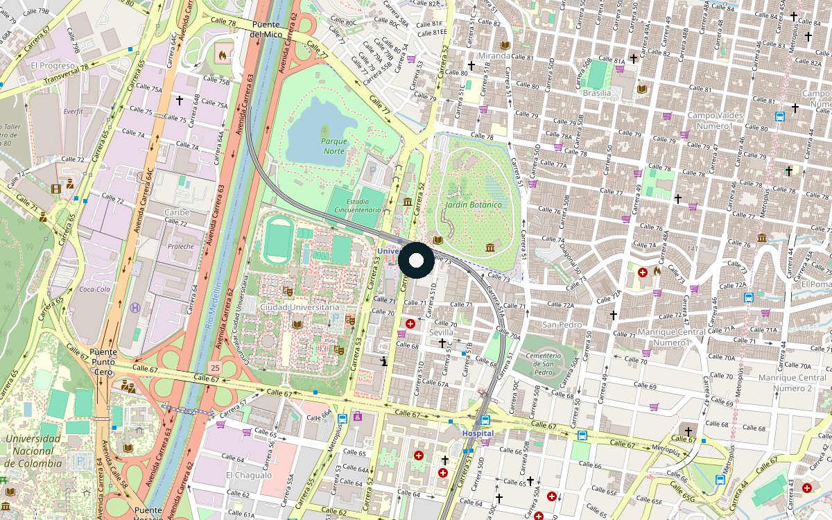 Mapa de ubicación del sitio