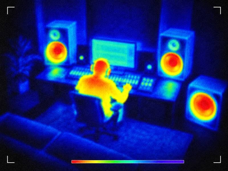 Night Bloom mixing session