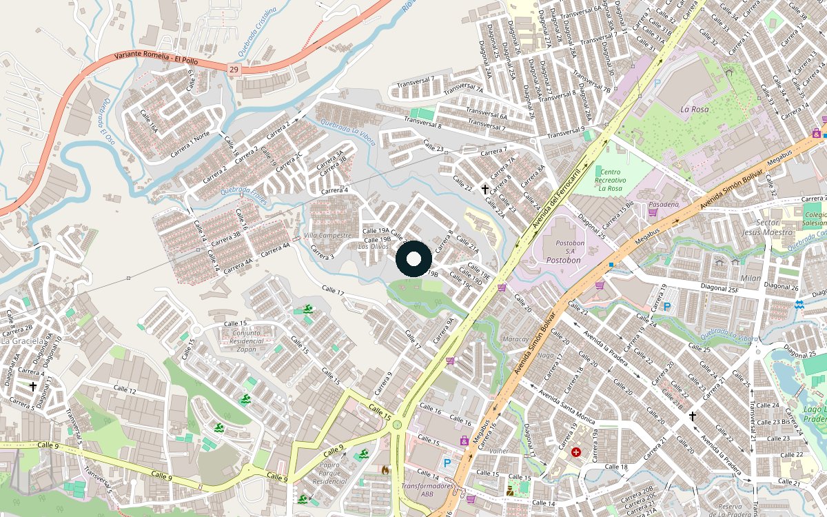 Mapa de ubicación del sitio