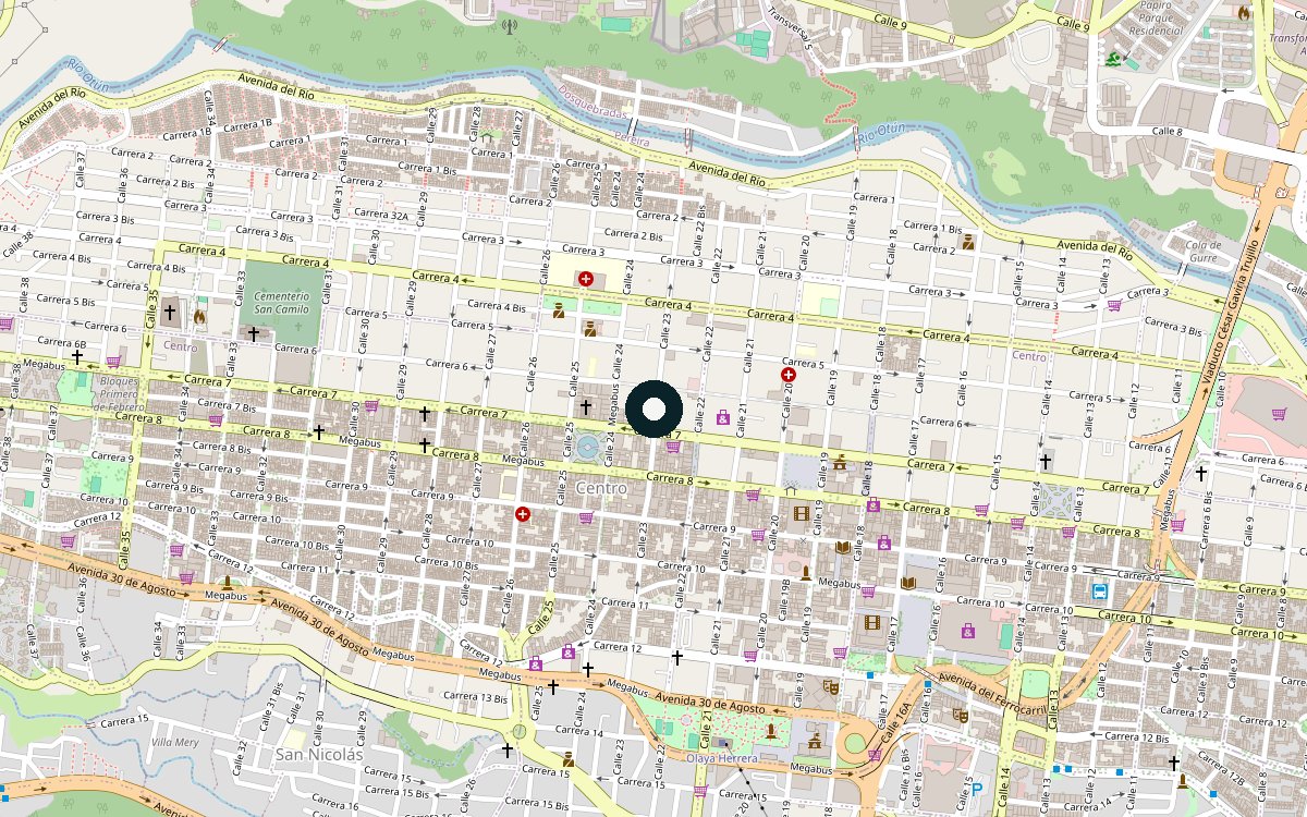 Mapa de ubicación del sitio