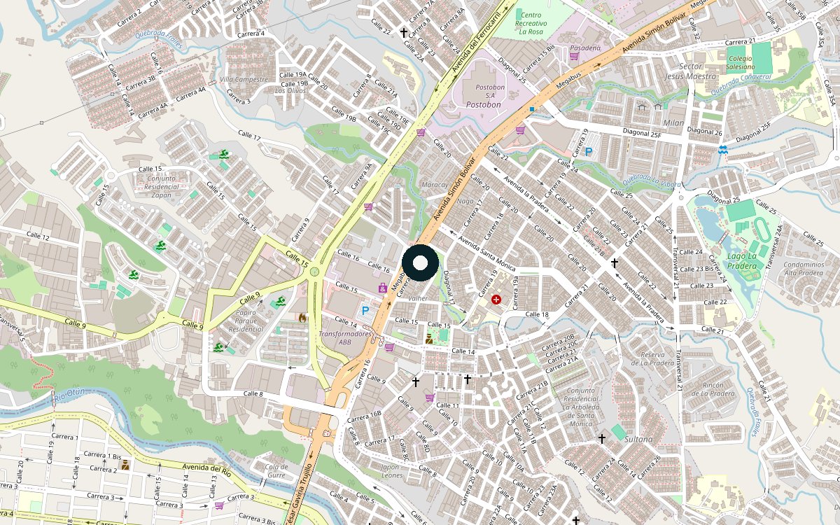 Mapa de ubicación del sitio