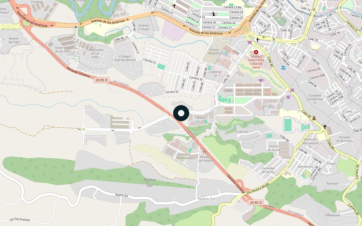 Mapa de ubicación del sitio