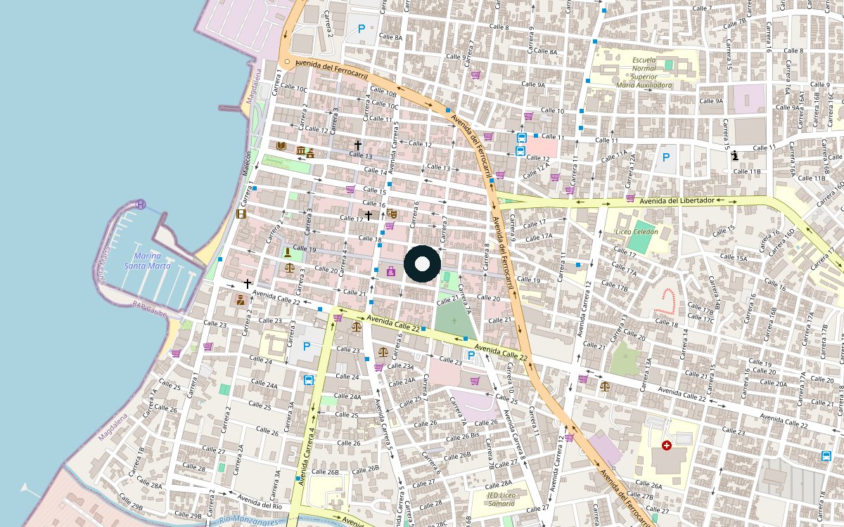 Mapa de ubicación del sitio