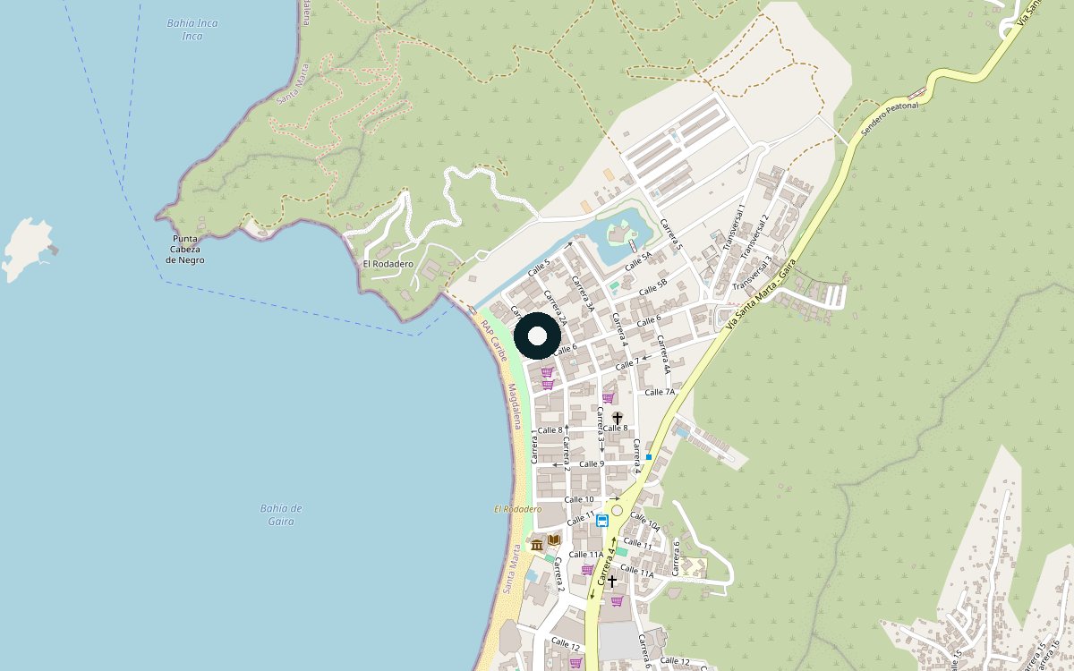 Mapa de ubicación del sitio