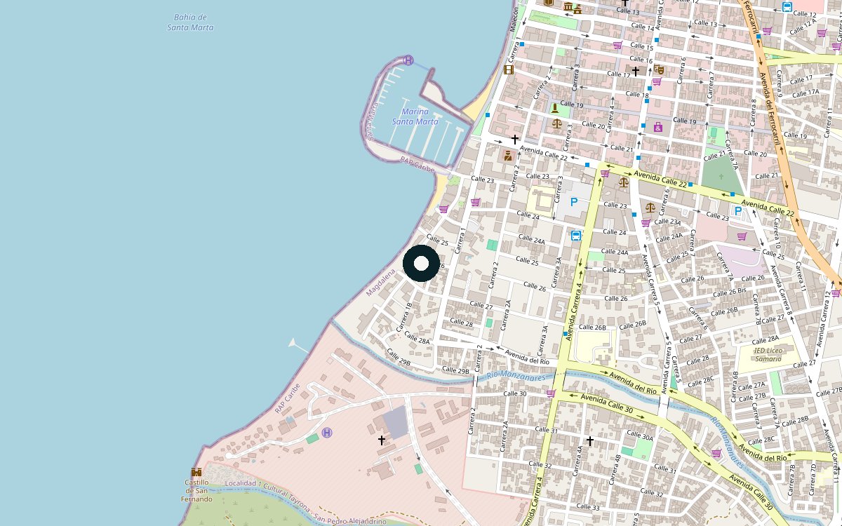 Mapa de ubicación del sitio