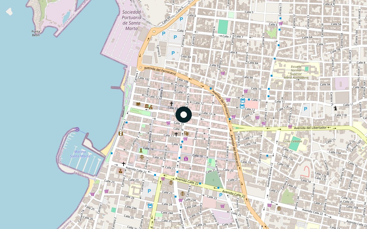 Mapa de ubicación del sitio