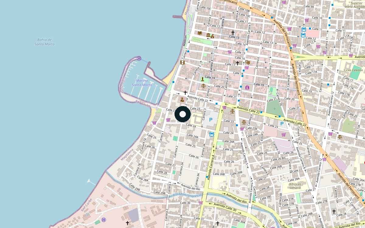 Mapa de ubicación del sitio
