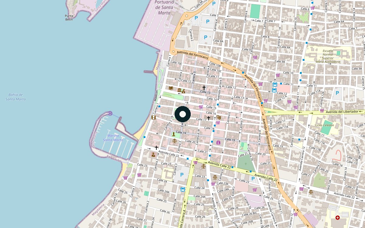 Mapa de ubicación del sitio